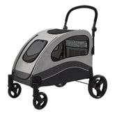 Carrinho de Passeio Dobrável até 60kg para Cachorro e Gato Grande Porte Impermeável PC406 Roverly™ - Carrinho de Passeio