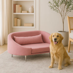 Caminha Pet Luxo com Pés Lavável e Almofada Macia – SoftPaws™ | Conforto e Estilo Diário