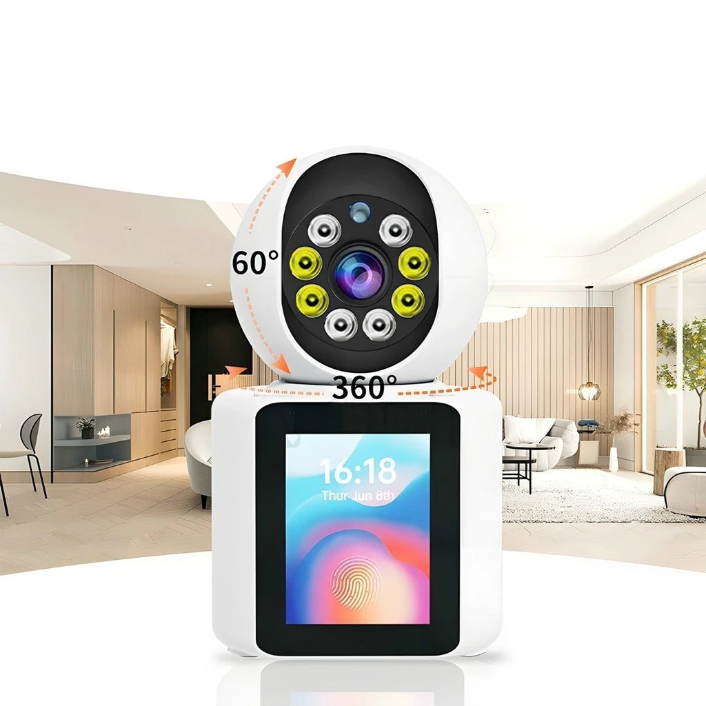 Câmera de Segurança Wi-Fi 1080P com Vídeo e Áudio Bidirecional – PetVision™