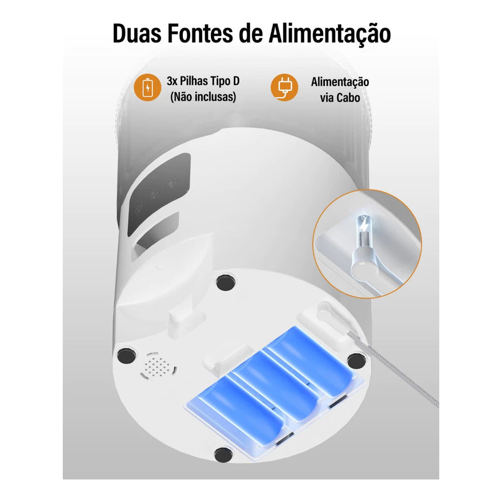 Alimentador Automático Wifi 4L com Porções Programáveis para Cachorro e Gato Bivolt Newpet™