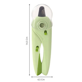 Cortador de Unhas com LED Profissional + Lixa e Tesoura para Cachorro e Gato Antiderrapante Snouty™