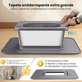 Bebedouro Flutuante Antirrespingo 10L em Aço Inoxidável para Cachorro Newpet™