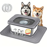 Bebedouro Flutuante Antirrespingo 10L em Aço Inoxidável para Cachorro Newpet™