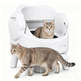 Caixa de Areia Inteligente Automática Autolimpante Aberta para Múltiplos Gatos Bivolt 110-220V NewPet™