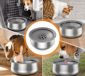 Tigela Anti - respingo Inox 4L - Lupzy™ | Exclusivo da ForPatas